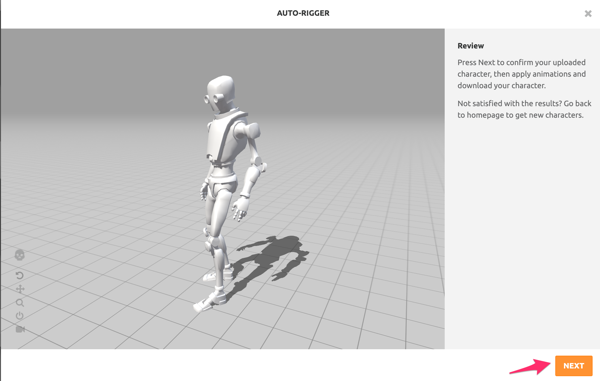 Mixamo 3d モデル アップロード_4