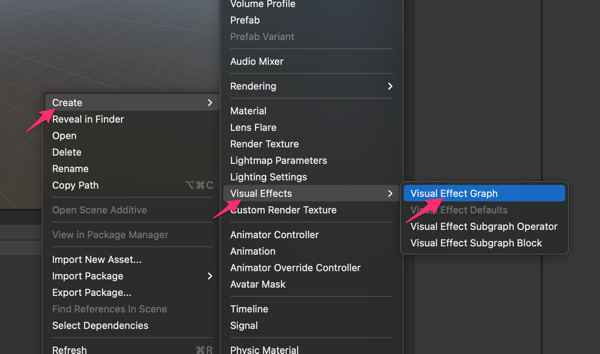Unity で VFX Graph を作成